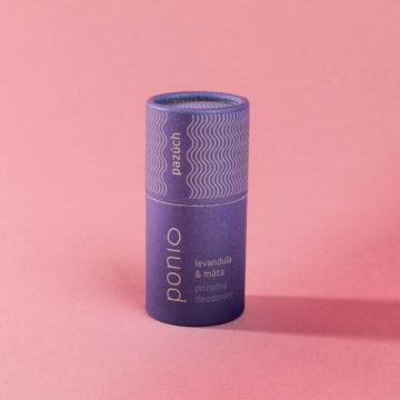 Prírodný deodorant Ponio pazúch - Levanduľa a mäta