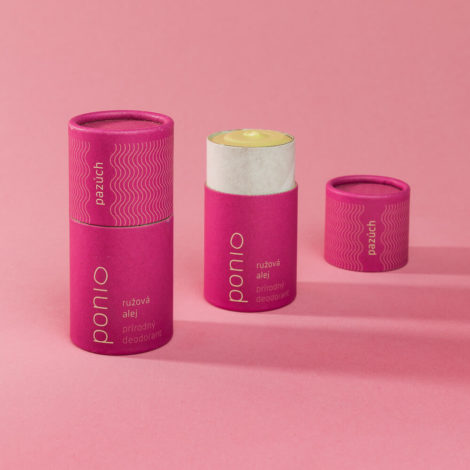Prírodný deodorant Ponio pazúch - Ružová alej