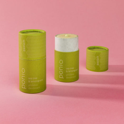 Prírodný deodorant Ponio pazúch - Tea tree & lemongras