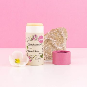 Prírodný tuhý deodorant bez sódy - Ranná Rosa
