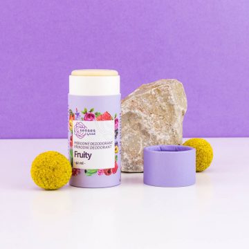 Prírodný tuhý deodorant bez sódy - Senses Fruity