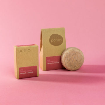 Prírodný tuhý šampón Ponio - Šampúch – Pink