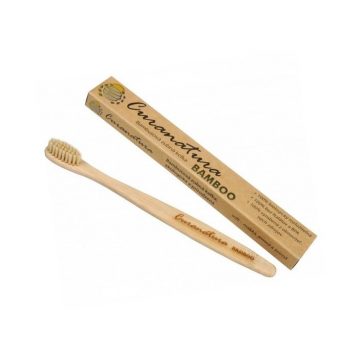 Bambusová zubná kefka Curanatura – Bamboo extra soft