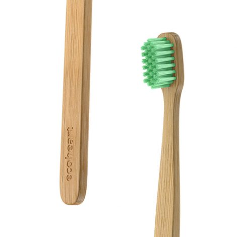 Drevená zubná kefka - Ecoheart zelená