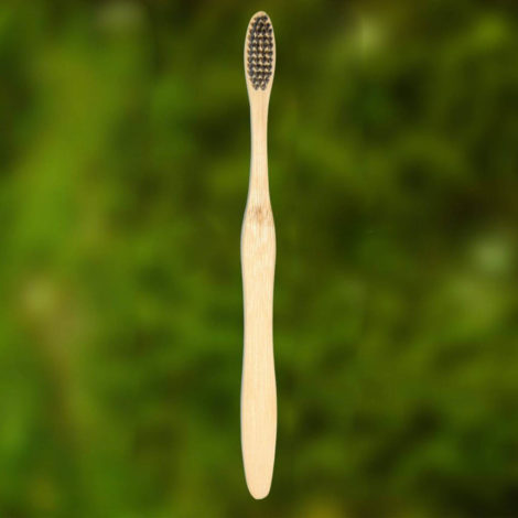 Bambusová zubná kefka Mobake – medium
