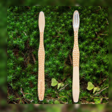 Bambusová zubná kefka pre deti Mobake - Extra soft
