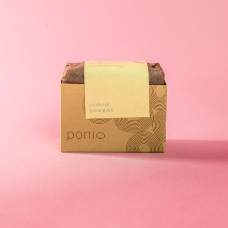 Prírodné mydlo Ponio - Vanilkové peelingové